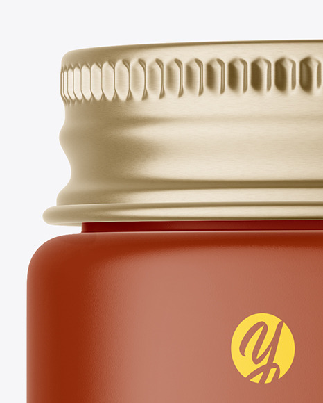 Matte Plastic Jar Mockup PSD #2