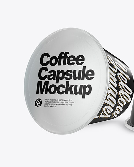 Coffee Capsule Mockup PSD #3