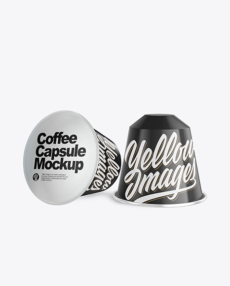 Coffee Capsule Mockup PSD #2