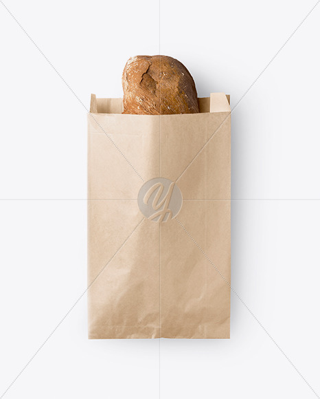 Download Kraft Paper Bakery Bag Mockup In Bag Sack Mockups On Yellow Images Object Mockups