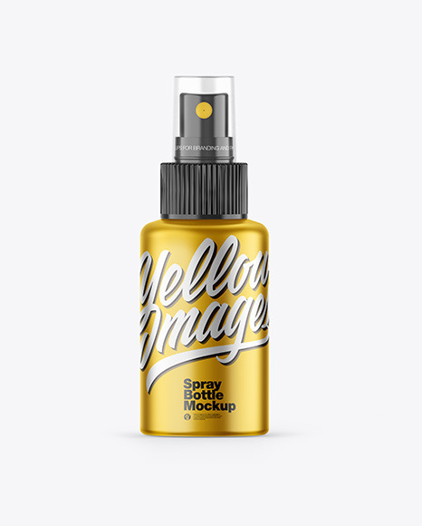 Download Metallic Spray Bottle Mockup In Bottle Mockups On Yellow Images Object Mockups PSD Mockup Templates