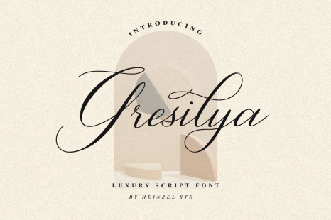 Gresilya - Calligraphy Font