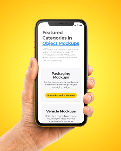 Download Apple Iphone 11 Pro In Hand Mockup In Device Mockups On Yellow Images Object Mockups Yellowimages Mockups