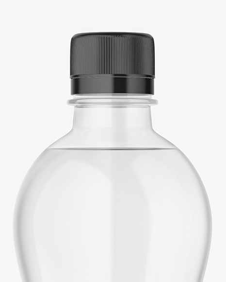 Clear Plastic Water Bottle Mockup PSD #2