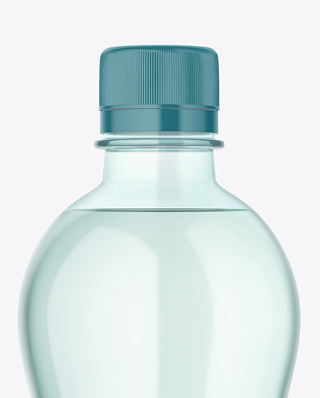 Green Plastic Water Bottle Mockup PSD #2