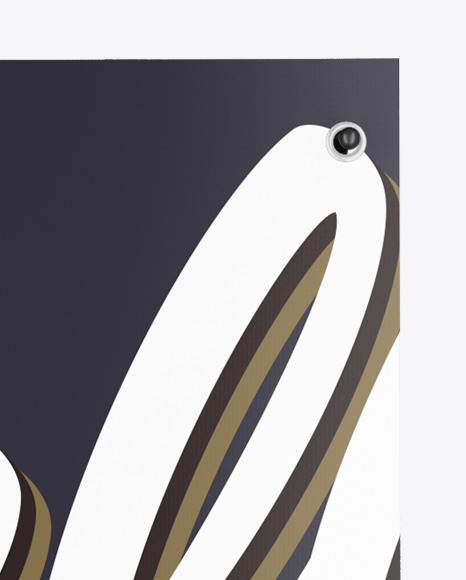 Banner Stand Mockup   Front View PSD #1