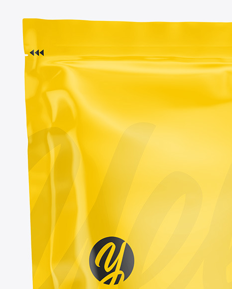 Download Glossy Stand-up Pouch Mockup in Pouch Mockups on Yellow ... Yellowimages Mockups