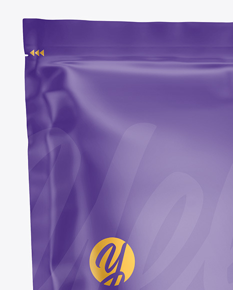 Matte Stand up Pouch Mockup PSD #6