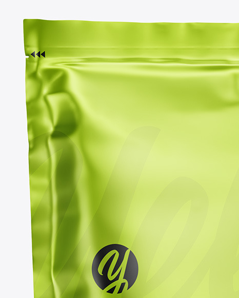 Metallic Stand up Pouch Mockup PSD #6