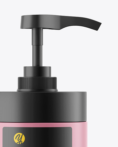 Matte Plastic Bottle with Dispenser PSD #2