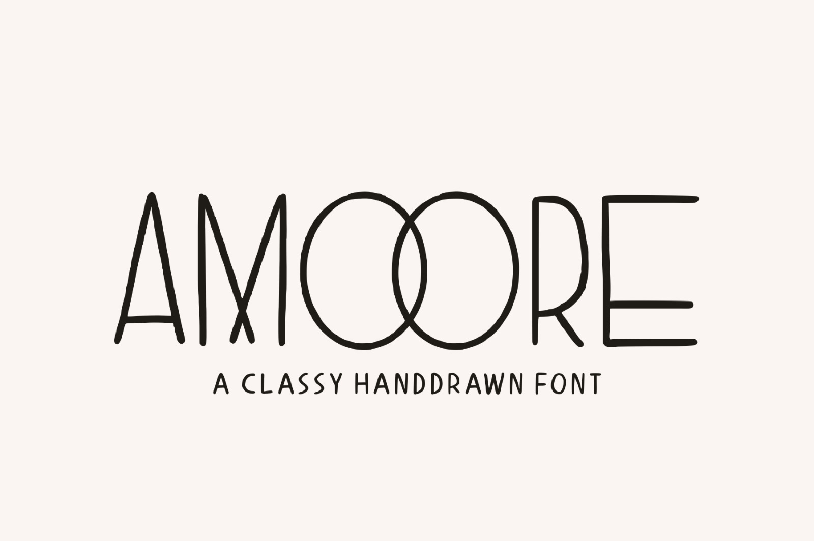 Download Amoore Font In Fonts On Yellow Images Creative Store PSD Mockup Templates