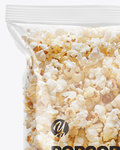 Download Popcorn Pack Mockup In Flow Pack Mockups On Yellow Images Object Mockups Yellowimages Mockups