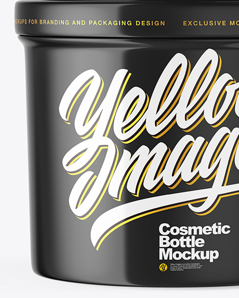 Glossy  Cosmetic Bottle Mockup PSD #1