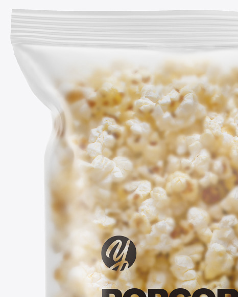 Download Matte Popcorn Pack Mockup In Flow Pack Mockups On Yellow Images Object Mockups Yellowimages Mockups