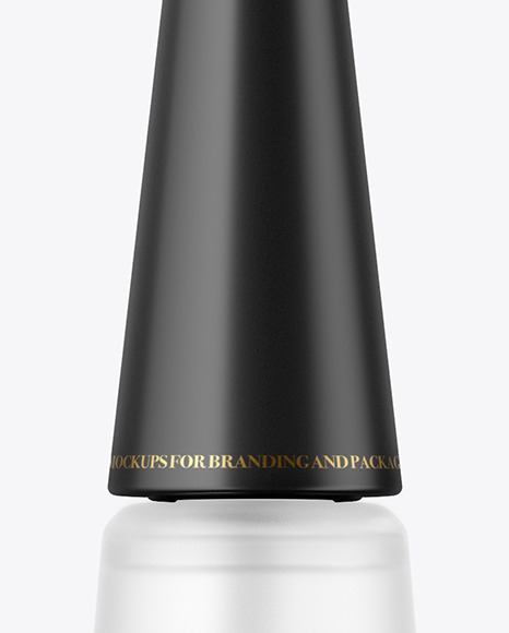Frosted Glass Perfume Bottle Mockup PSD #1