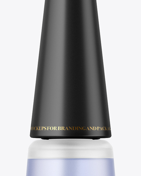 Frosted Clear Glass Perfume Bottle Mockup PSD #1