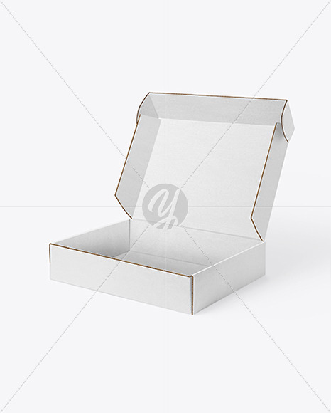 Open Mailing Box Paper Mockup PSD #1