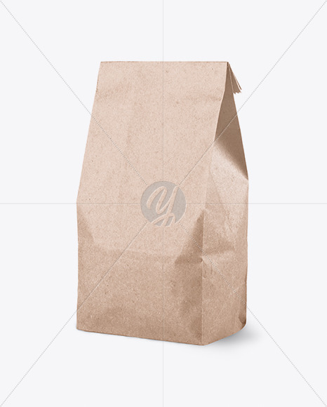 Download Kraft Paper Bakery Bag Mockup In Bag Sack Mockups On Yellow Images Object Mockups