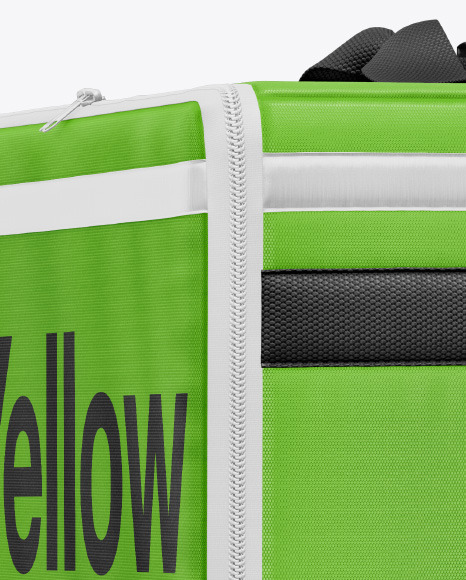 Download Polyester Delivery Bag Mockup In Bag Sack Mockups On Yellow Images Object Mockups