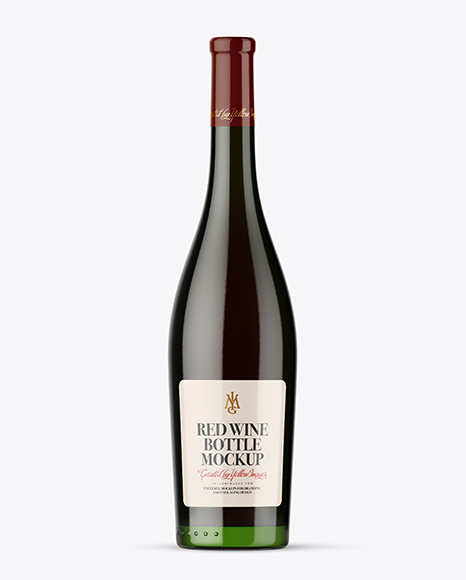 Download Red Wine Bottle Mockup In Bottle Mockups On Yellow Images Object Mockups Yellowimages Mockups