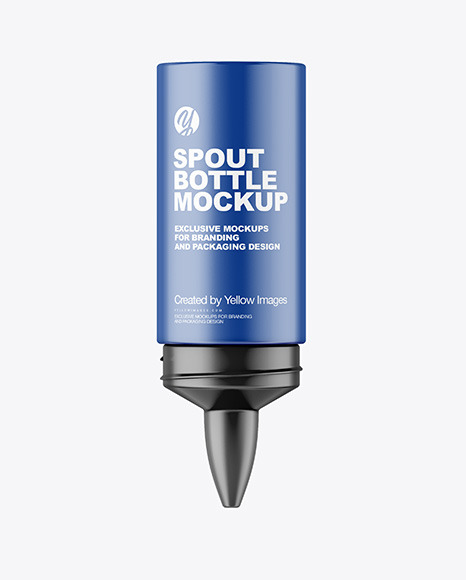 Matte Spout Bottle Mockup PSD #1