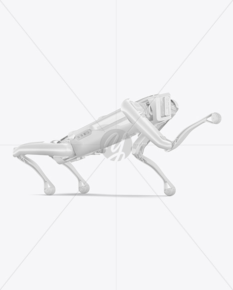 Free Four-Legged Robot Mockup