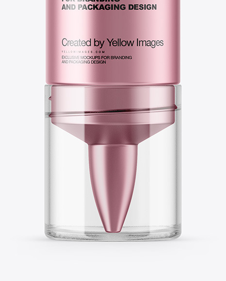 Matte Metallic Spout Bottle Mockup PSD #7