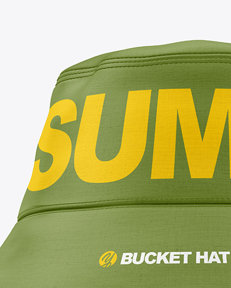 Download Bucket Hat Mockup In Apparel Mockups On Yellow Images Object Mockups PSD Mockup Templates