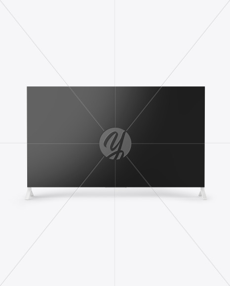 Download Tv Mockup In Device Mockups On Yellow Images Object Mockups PSD Mockup Templates