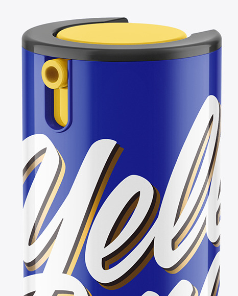 Download Glossy Spray Bottle Mockup in Bottle Mockups on Yellow ... Yellowimages Mockups