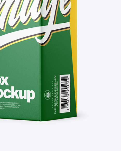 Paper Box Mockup PSD #1