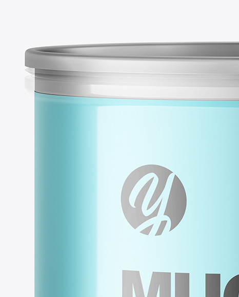 Metallic Mug Mockup PSD #4