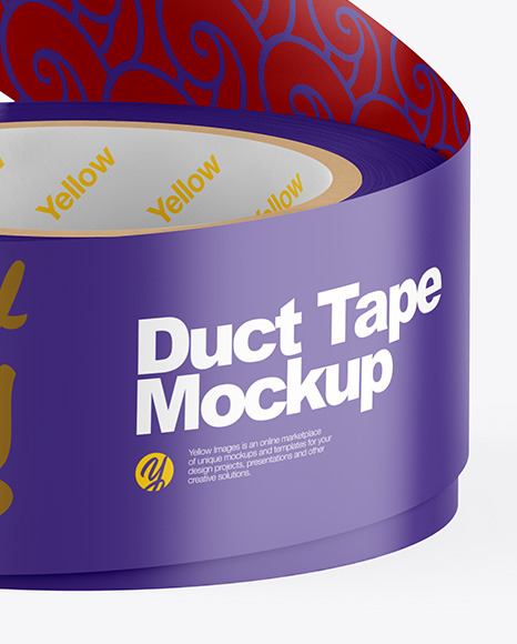 Download Matte Duct Tape Mockup In Stationery Mockups On Yellow Images Object Mockups PSD Mockup Templates