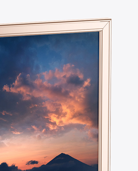 Citylight Metallic LED Stand Mockup PSD #7