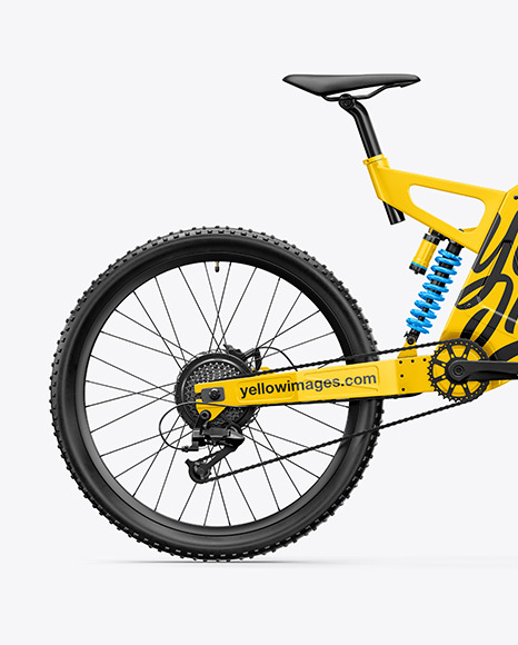 Download Electric Bike Mockup Right Side View In Vehicle Mockups On Yellow Images Object Mockups