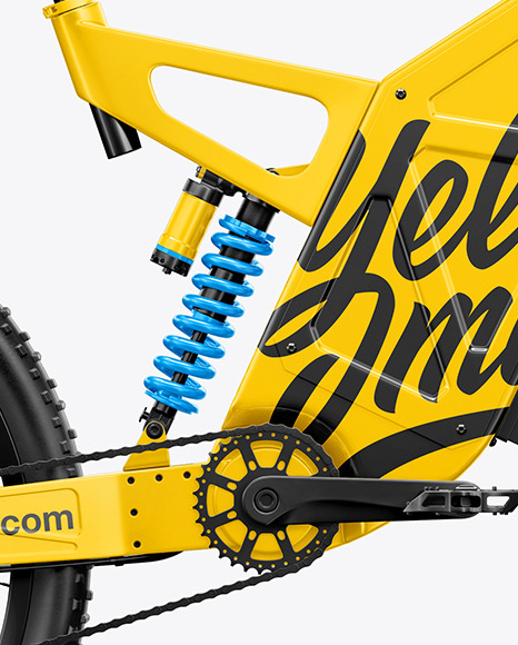 Download Electric Bike Mockup Right Side View In Vehicle Mockups On Yellow Images Object Mockups