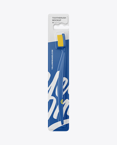 Download Matte Toothbrush Blister Pack Mockup In Packaging Mockups On Yellow Images Object Mockups Yellowimages Mockups