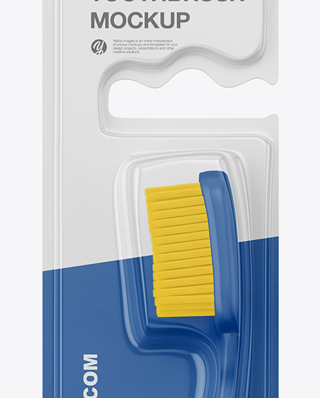 Download Matte Toothbrush Blister Pack Mockup In Packaging Mockups On Yellow Images Object Mockups Yellowimages Mockups