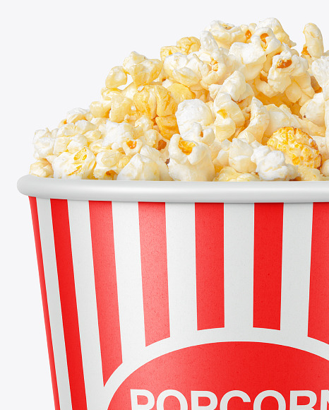 Cup Popcorn Mockup PSD #3