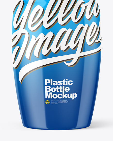 Download Glossy Plastic Bottle Mockup In Bottle Mockups On Yellow Images Object Mockups PSD Mockup Templates