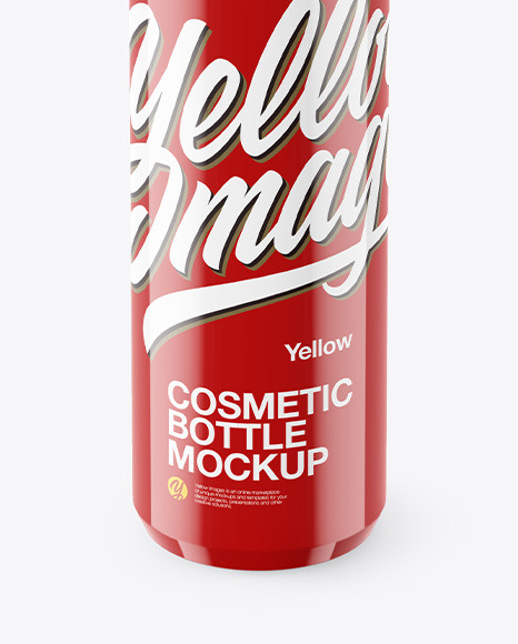 Glossy Cosmetic Bottle Mockup PSD #1