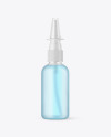 Download Frosted Glass Nasal Spray Bottle Mockup In Bottle Mockups On Yellow Images Object Mockups