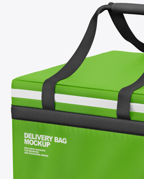 Download Polyester Delivery Bag Mockup In Bag Sack Mockups On Yellow Images Object Mockups PSD Mockup Templates