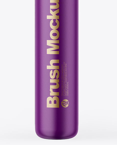 Matte Powder Brush Mockup PSD #6