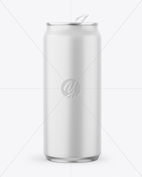 Download 440ml Metallic Drink Can With Glossy Finish Mockup In Can Mockups On Yellow Images Object Mockups