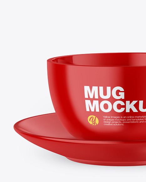 Kraft Stand Up Bag with Coffee Mug Mockup PSD #1