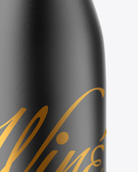 Ceramic Wine Bottle Mockup PSD #1