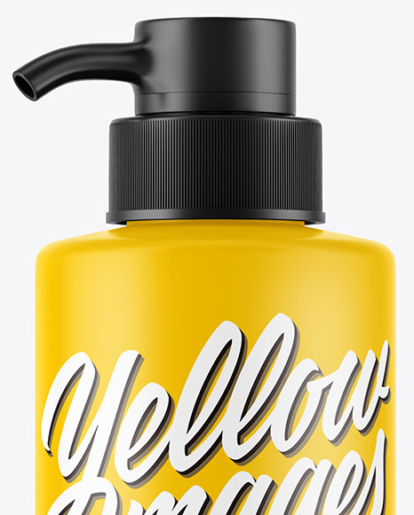 Matte Soap Bottle Mockup PSD #2