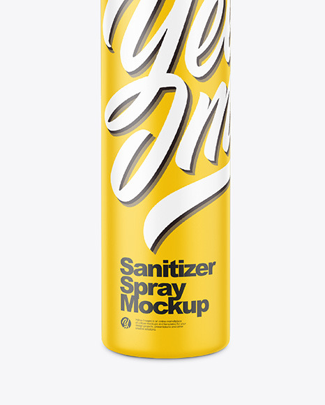 Sanitiser Bottle Mockup PSD #1