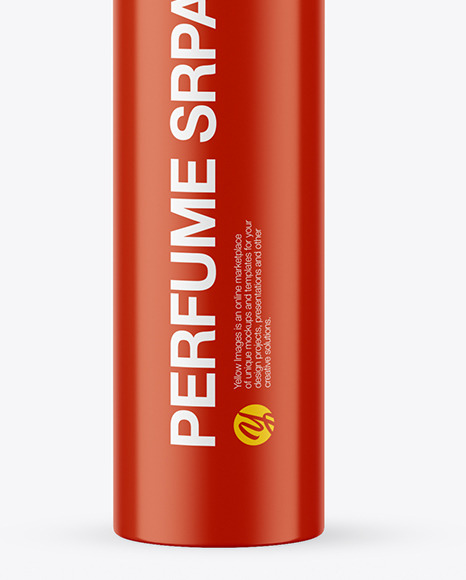 Glossy Perfume Spray Bottle Mockup PSD #1